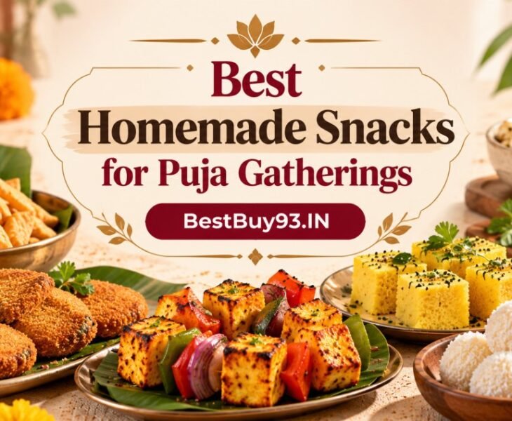 Best Homemade Snacks for Puja Gatherings 10 Easy Indian Recipes for Guests FI