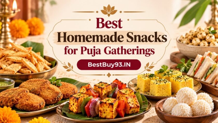 Best Homemade Snacks for Puja Gatherings 1 Best Homemade Snacks for Puja Gatherings 10 Easy Indian Recipes for Guests FI
