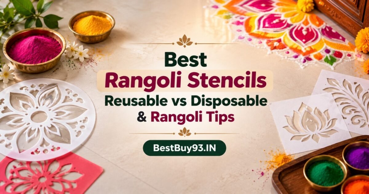 Best Rangoli Stencils Reusable vs Disposable & Rangoli Tips FI