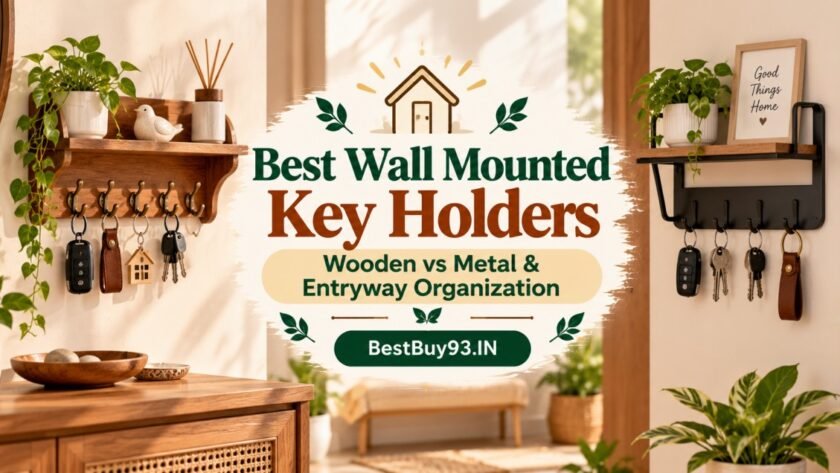 Best Wall Mounted Key Holders Wooden vs Metal & Entryway Organization FI