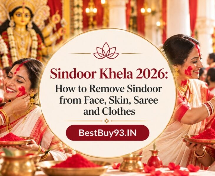 Sindoor Khela 2026 How to Remove Sindoor Stains FI