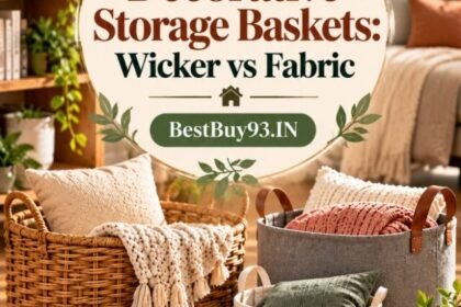 Best Decorative Storage Baskets Wicker vs Fabric Insta Story Size